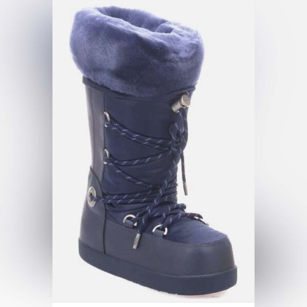 New UGG Australia Women COTTRELL Waterproof Winter Snow Boots Shoes Navy Blue